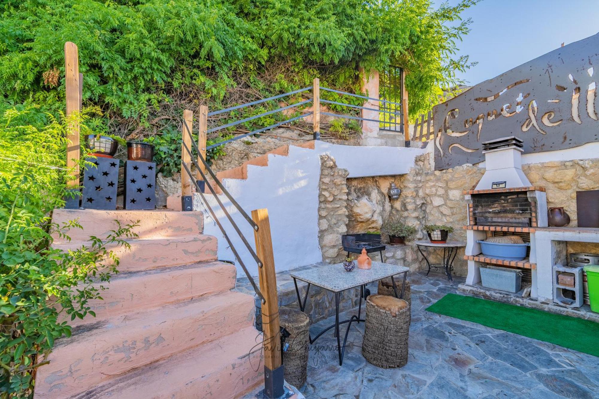 Casa Cuquet De Llum Onil Villa Exterior foto
