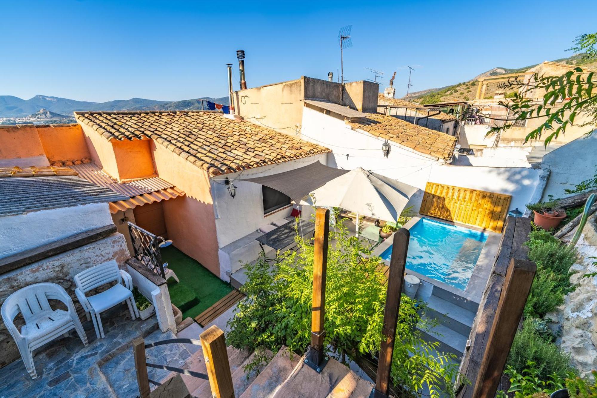 Casa Cuquet De Llum Onil Villa Exterior foto